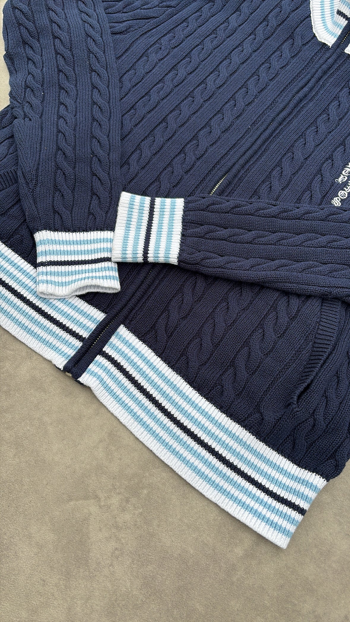 " HERITAGE " KNIT ZIP