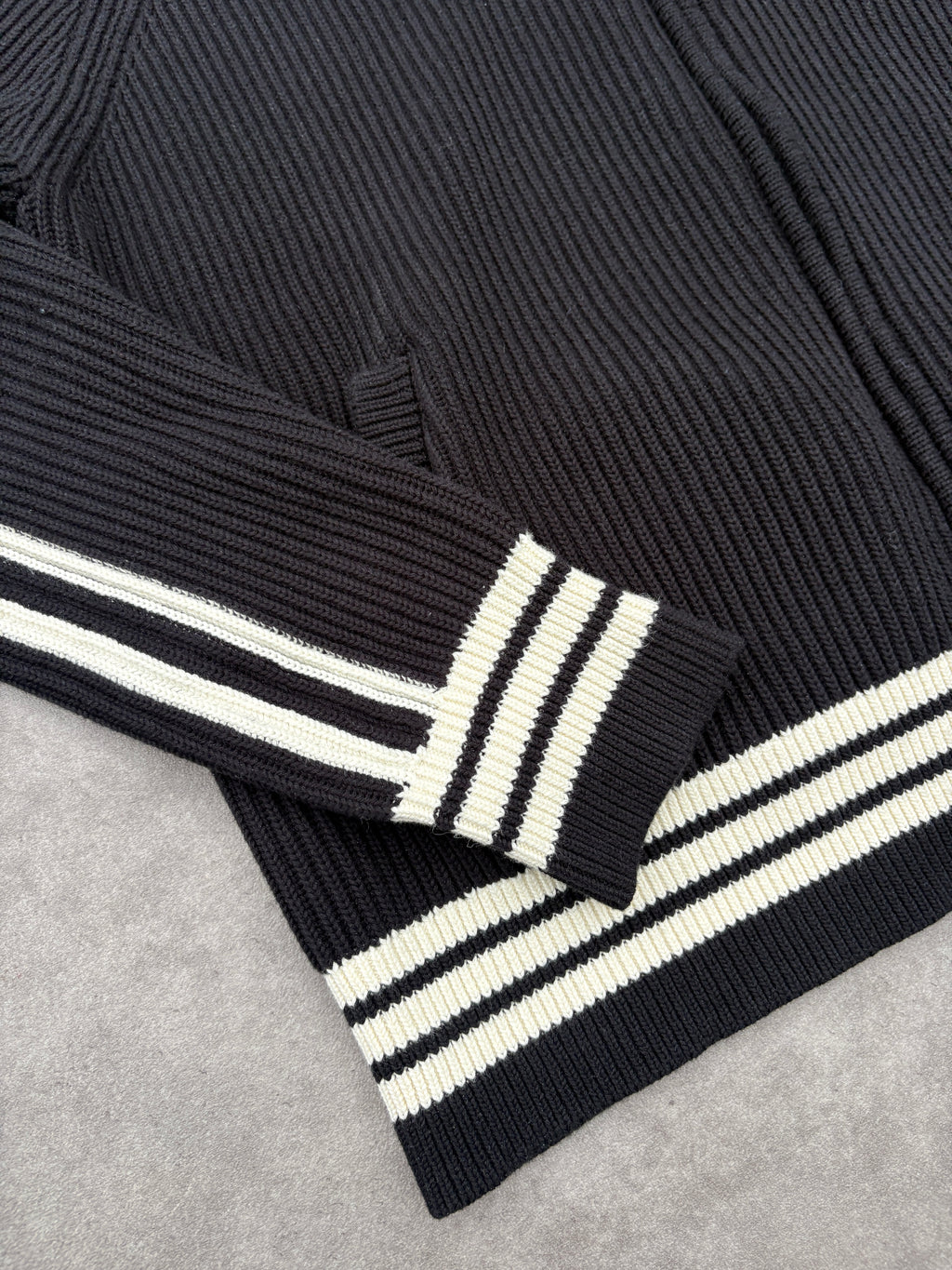 "Varsity" KNIT ZIP